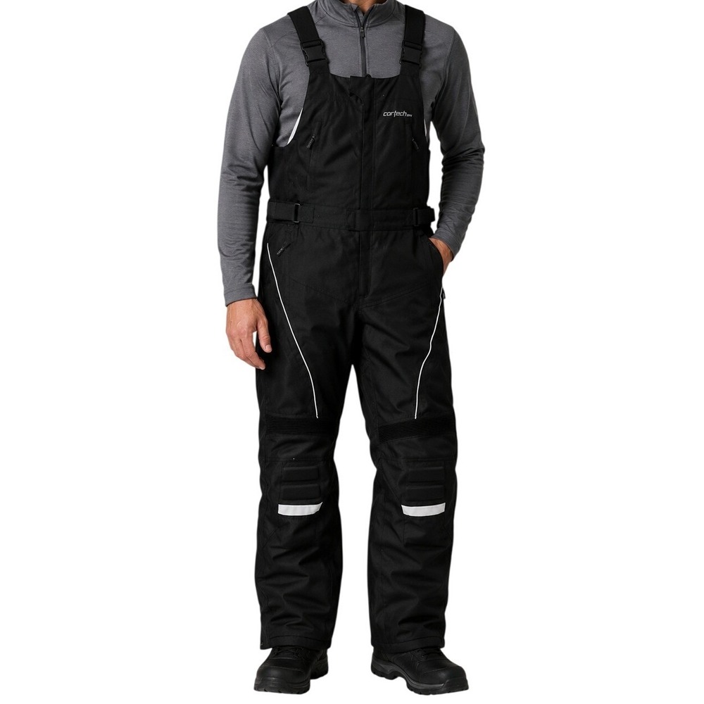 Cortech SN Black Cascade 2.0 Snowmobile Bibs Men's XXL 40